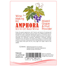 Load image into Gallery viewer, Grape powder for wine making, Red Rose White wines, Wine making kits