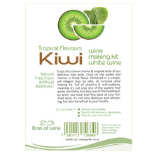 Load image into Gallery viewer, kiwi white wine, kiwi wine kit, Tropical wines, Kiwi Mango Ginger Lmon Wines