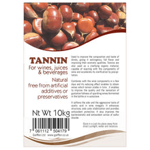 Load image into Gallery viewer, Tannins contribute to a wine's bitterness, astringency, and structure