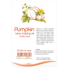 Load image into Gallery viewer, Pumpkin wine making kit