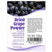 Load image into Gallery viewer, Grape powder for wine making red wines, natural product, Natural Product, Does not contain chemical additives or artificial colours