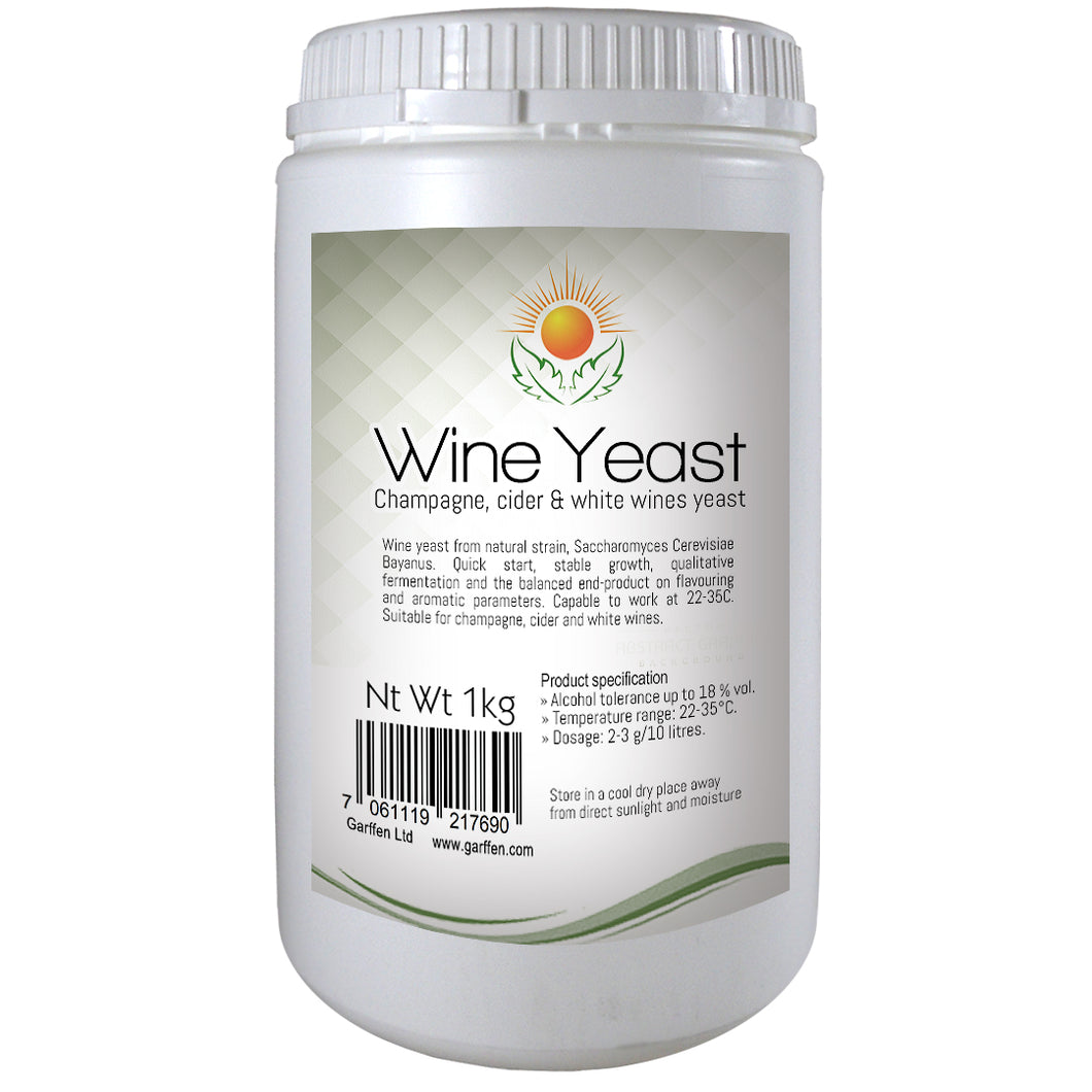 Wine yeast for Champagne, Cider and White Wines