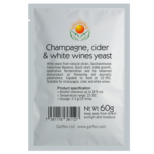 Champagne, Cider and White Wine Yeast