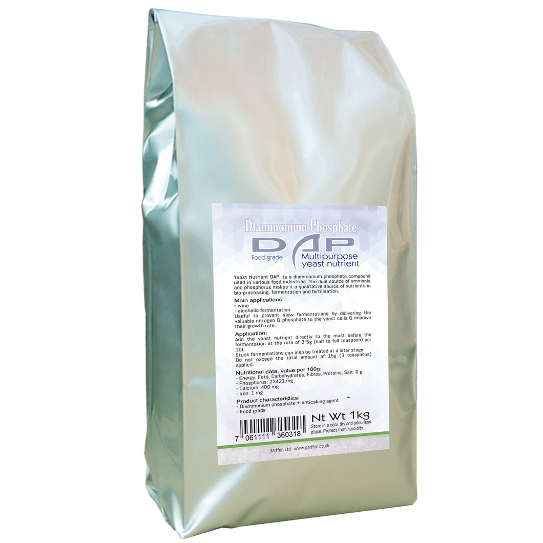Yeast Nutrient DAP Di-ammonium Phosphate 1kg