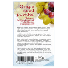 Load image into Gallery viewer, Grape Seed Powder 500g
