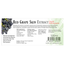 Load image into Gallery viewer, Red Grape Skin Extract Liquid 500ml
