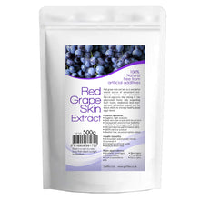 Load image into Gallery viewer, Red Grape Skin Extract Powder 500g Premium Quality 100% Natural Anthocyanin
