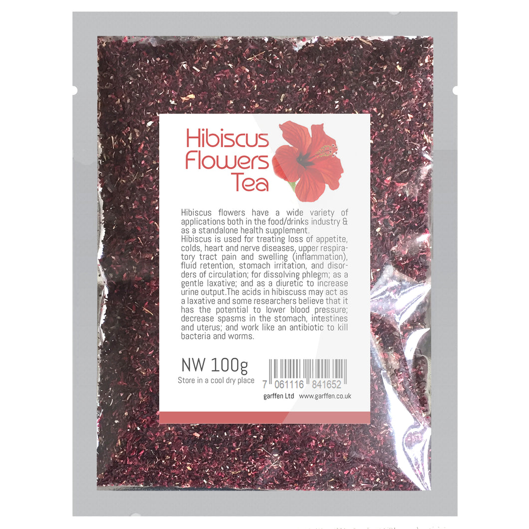 Hibiscus natural fine cut flowers, Anti-inflammatory polyphenols