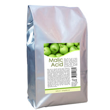 Load image into Gallery viewer, Malic acid is an alpha hydroxy acid, used in foods and cosmetics and medicine, It is sour and acidic
