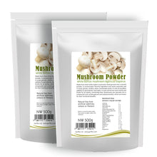 Load image into Gallery viewer, Mushroom Powder 1kg(2x500g) White Button Mushroom Agaricus Bisporus
