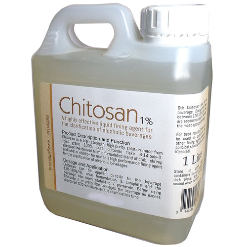 Chitosan A highly effective liquid fining agent for
the clarification of alcoholic beverages