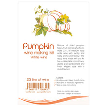 Load image into Gallery viewer, Pumpkin Wine Making Kit, make 23 L of wine
