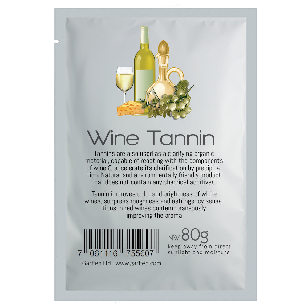Wine Tannin 80g Wine Making Alcohol Beverages Home Brew