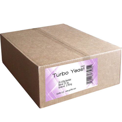 Turbo yeast SW20, 125g, 20 Sachets per box