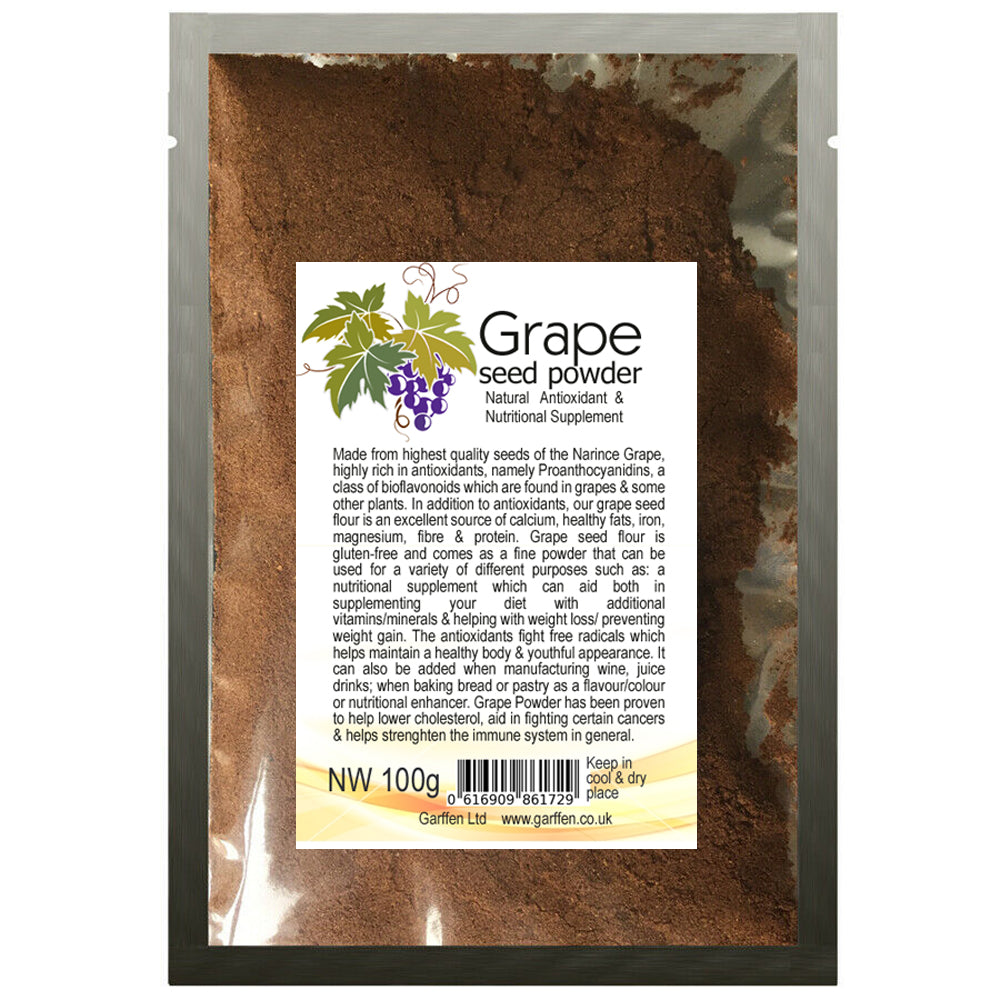 Grape seed powder, Natural Antioxidant and Nutritional Supplement