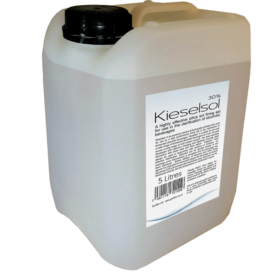 Kieselsol Fining for wine and alcohol beverages