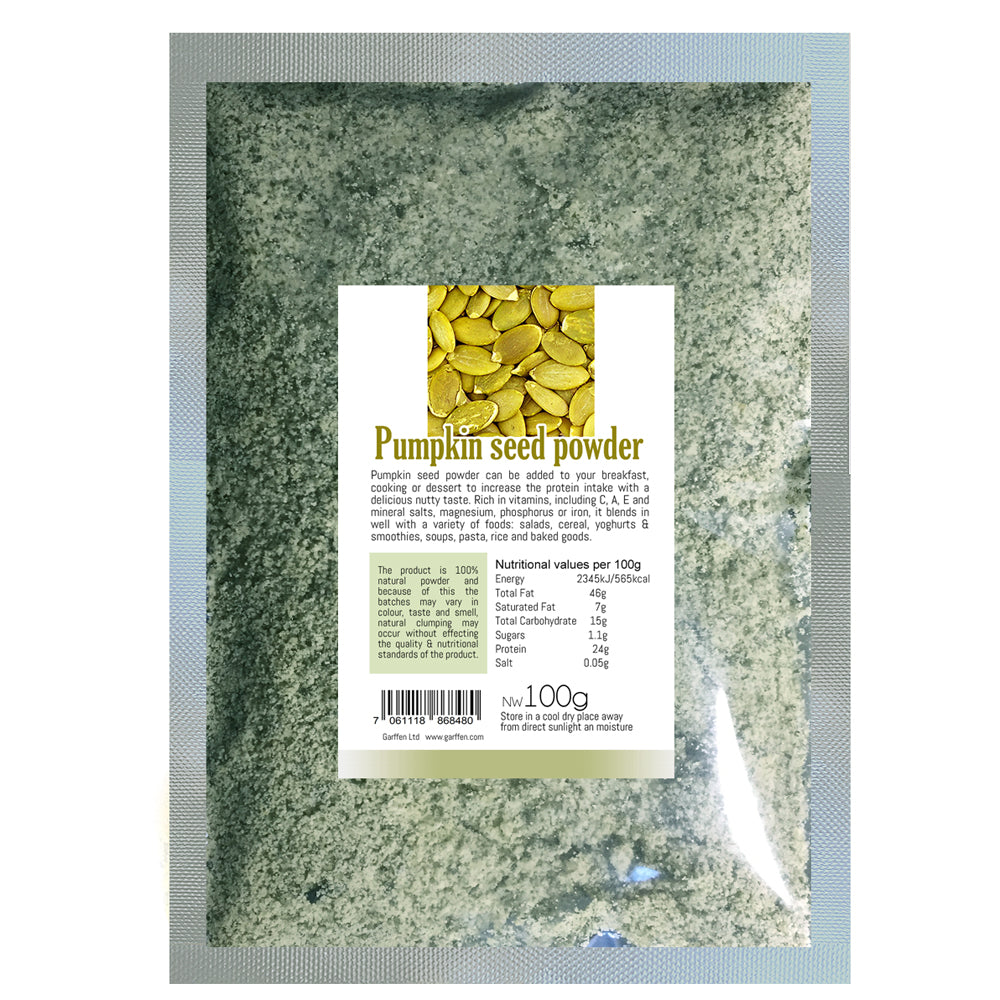 Pumpkin seed powder, natural product, no aditives or preservatives