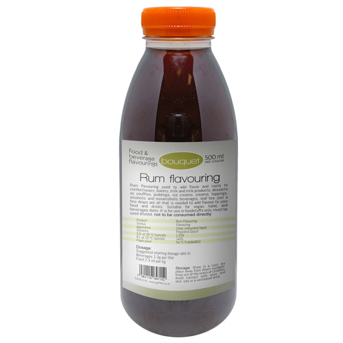 Rum Flavouring , for alcohol beverages