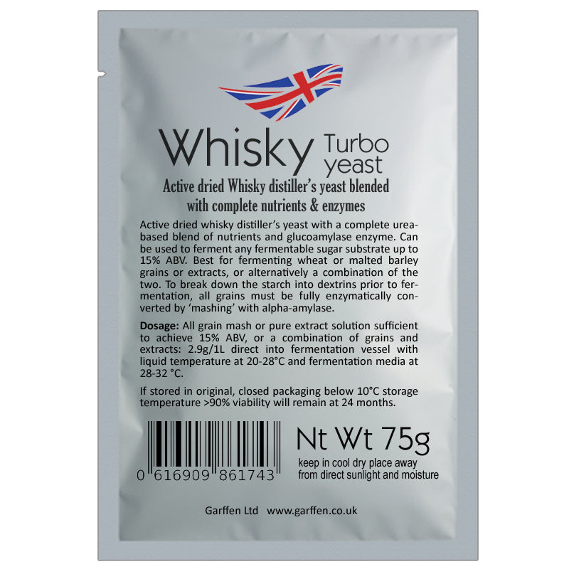 Whisky Turbo Yeast 75g