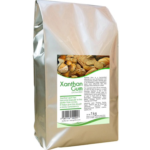 Xanthan gum is a food additive, thickener, and stabilizer