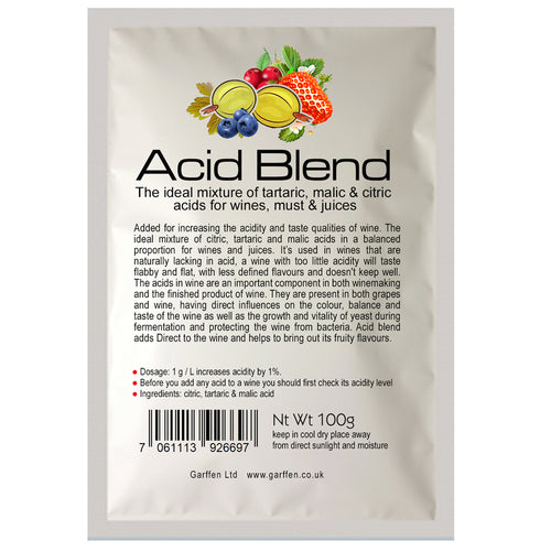 acid blend for wines and drinks