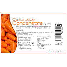 Load image into Gallery viewer, Carrot juice concentrate
