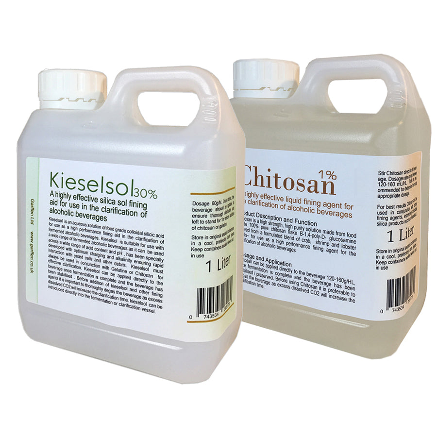 wine fining agent Kieselsol and Chitosan