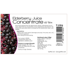 Load image into Gallery viewer, Elderberry Juice Concentrate
