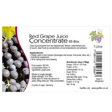 Load image into Gallery viewer, Red Grape Juice Concentrate 1L 65 Brix
