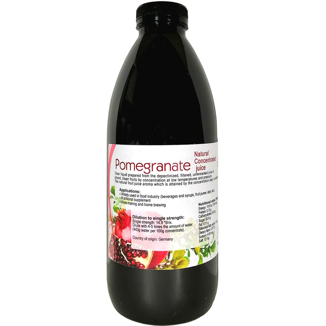 Pomegranate Juice Concentrate 65 Brix 1L 1.4kg