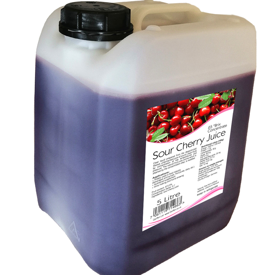 Sour Cherry Juice Concentrate 5L 65 Brix