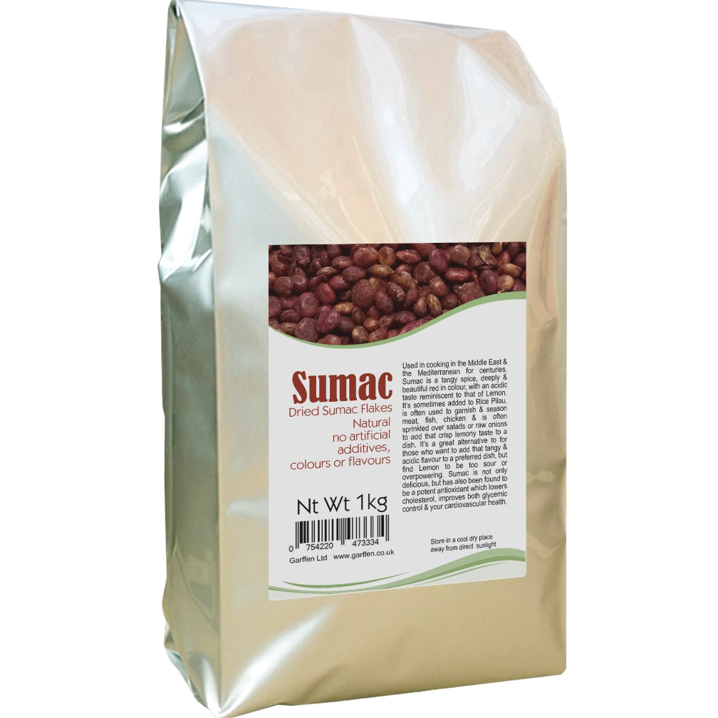 Dried Pure Sumac Flakes 1kg, kurdish sumac