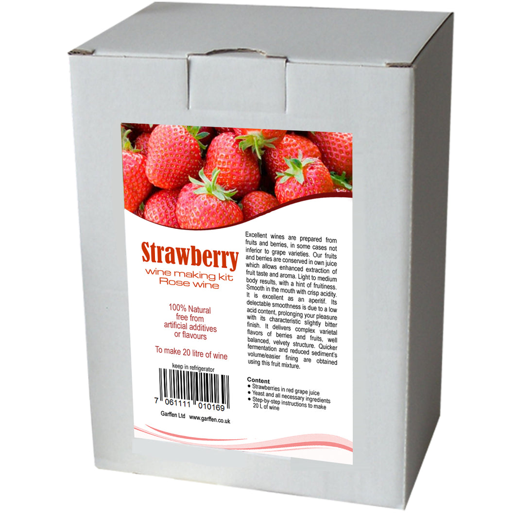 Strawberry Wine Making Kit