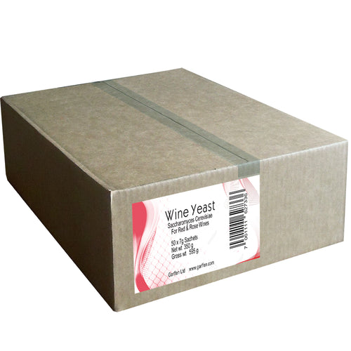 wine yeast 7g, 50 sachets per box