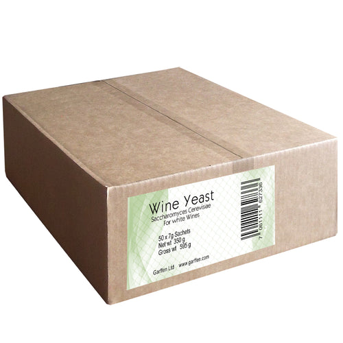 Wine yeast for white wines 50 Pcs per box
